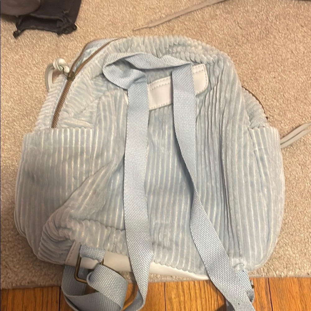 Brand New Stylish Blue Mini Backpack - Picture 2 of 3